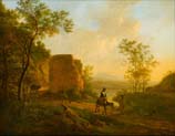 a southern landscape with a ruin